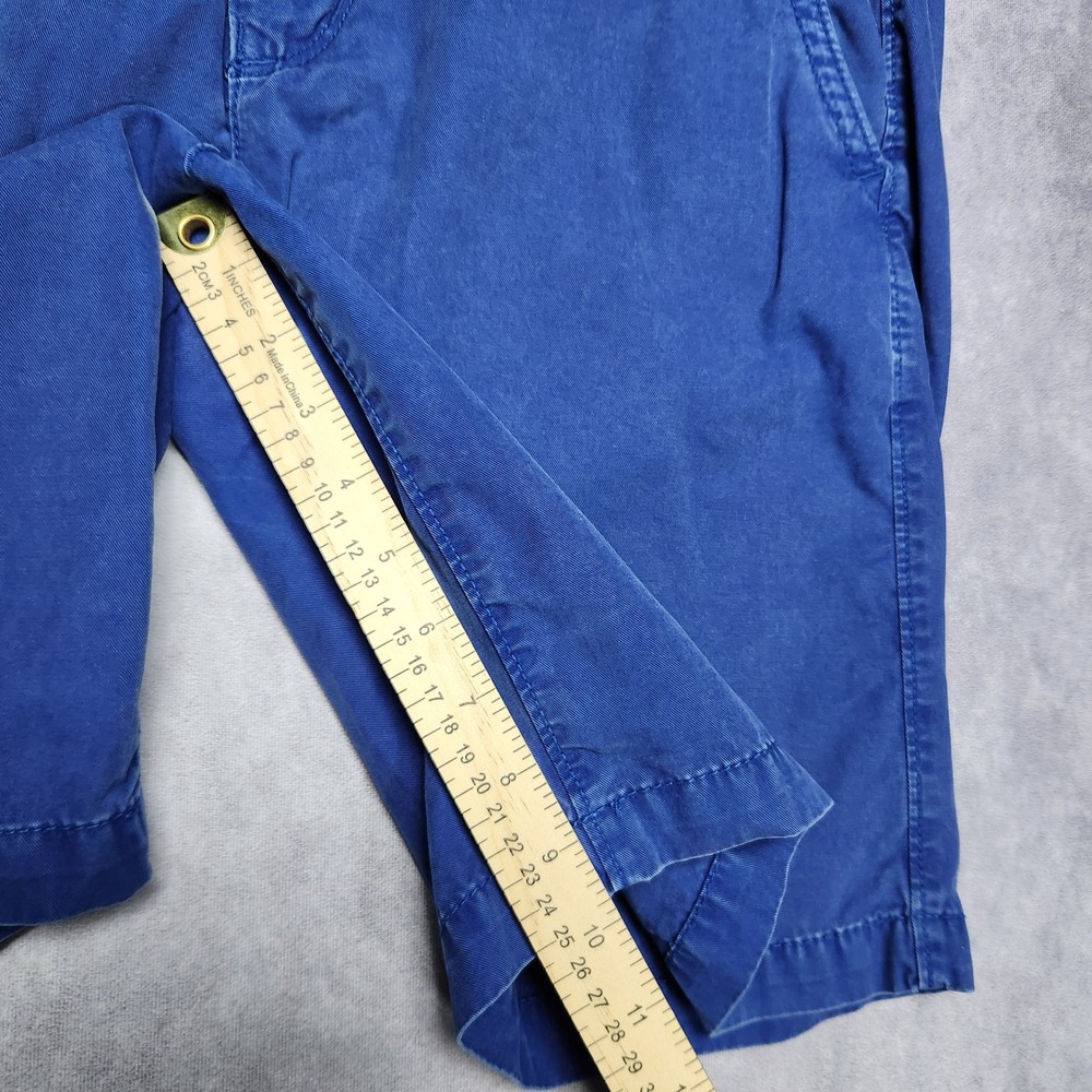American Eagle Outfitters Mens Blue Prep Length Cotton Twill Shorts Size 34 - Picture 12 of 16
